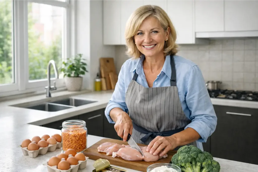 Menu Protéines Femme 50 Ans : 7 Jours Pour Nourrir Votre Corps Et Votre Énergie