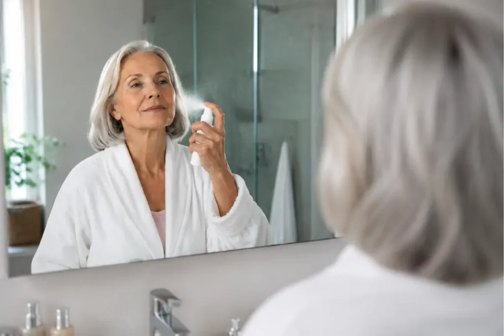 Soins naturels peau sèche senior : routine complète