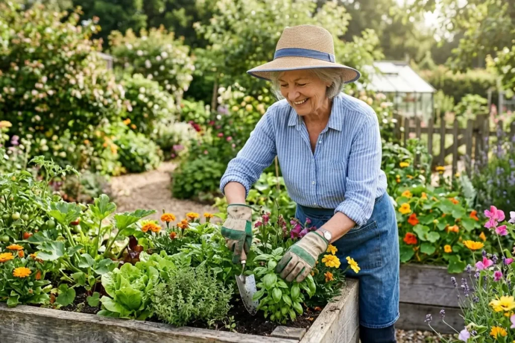 Jardinage senior : bienfaits et conseils pratiques après 60 ans Jardinage senior : bienfaits et conseils pratiques après 60 ans