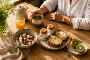 petit déjeuner senior pour les seniors